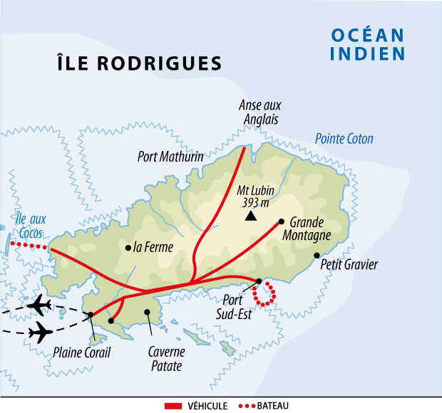 Voyage pas cher Ile Rodrigues